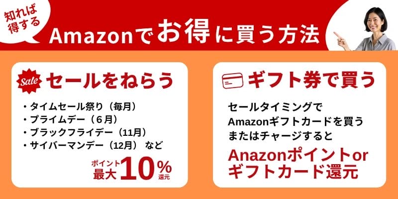Amazonでお得に買う方法