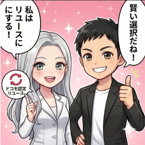 iphone15 4コマ漫画 4コマ目 | 安く買う匠 iPhone15 4コマ漫画 4コマ目