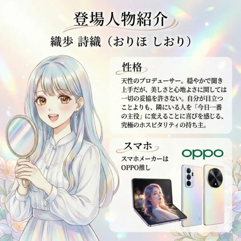 登場人物紹介shiori oriho