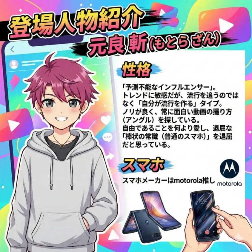 登場人物紹介zan motora