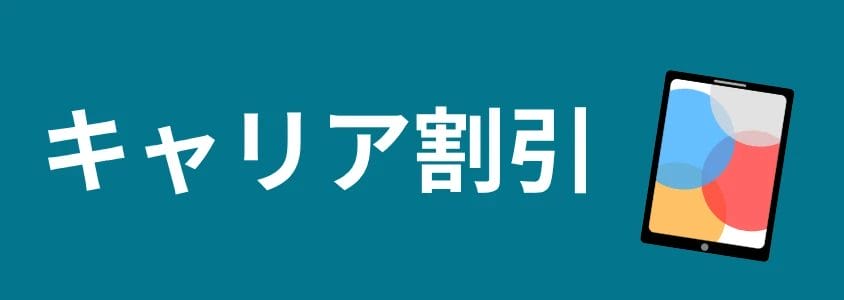 iPad キャリア割引
